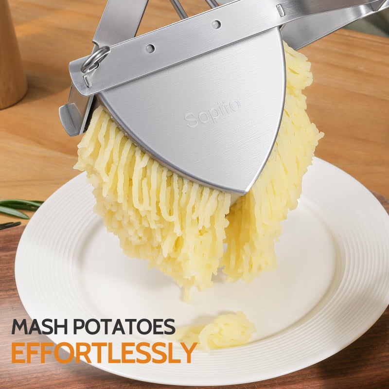 Sopito Potato Ricer  Sopito Stainless Steel Potato Masher for Commercial and Home Use - Image 2
